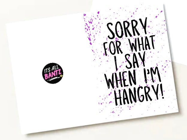 Hangry - Greeting Card