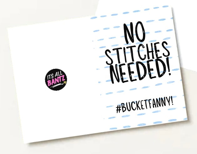 No Stitches Needed - Greeting Card