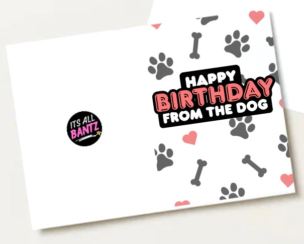 From The Dog - Birthday Card