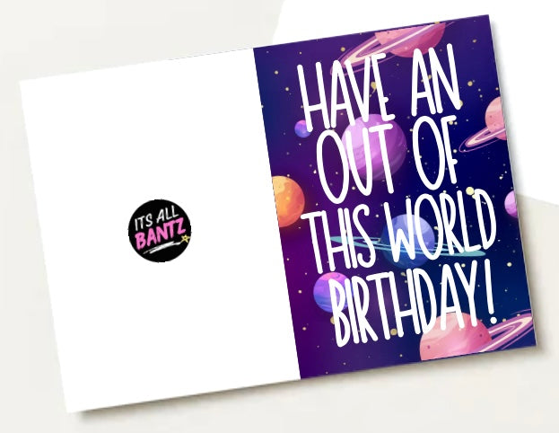 Birthday Space - Birthday Card