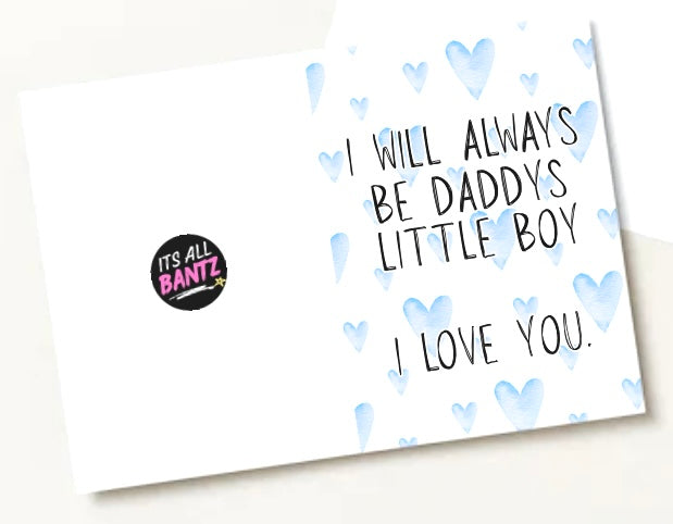 Daddy’s Little Boy - Greeting Card