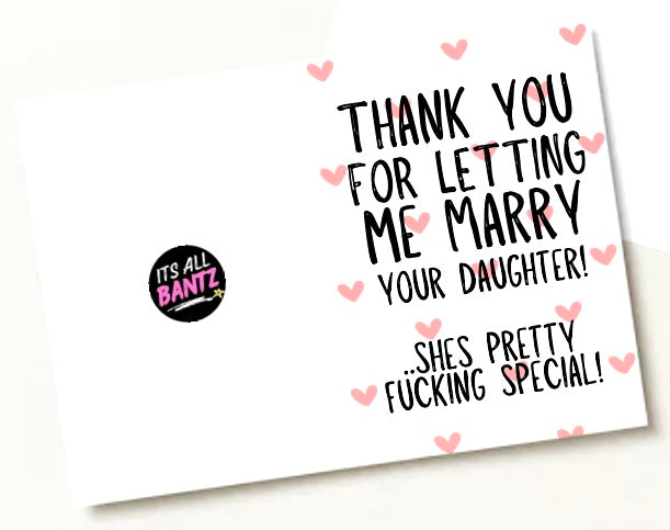 Marry Your Daughter - Greeting Card