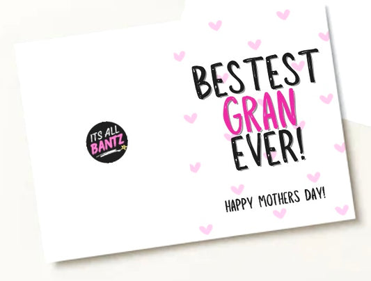 Bestest Gran - Greeting Card