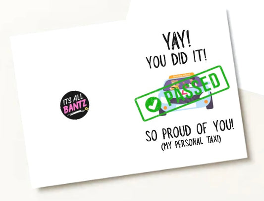 My Personal Taxi - Greeting Card