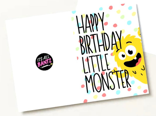 Birthday Monster - Birthday Card