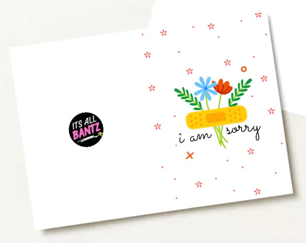 I Am Sorry - Greeting Card