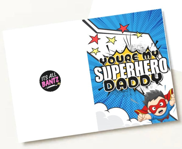 Superhero Daddy - Greeting Card