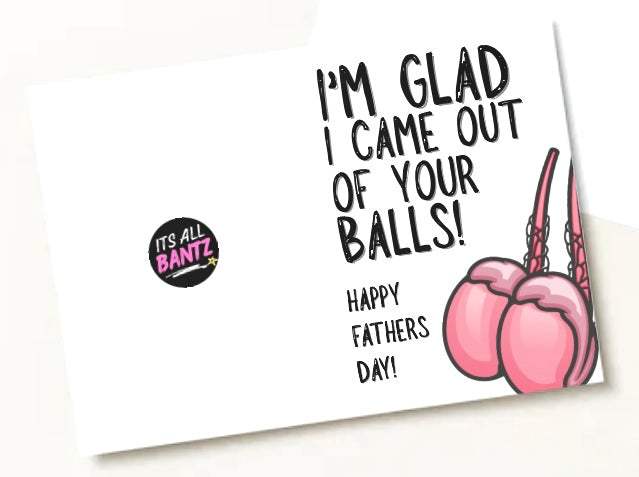 Out Your Balls - Greeting Card