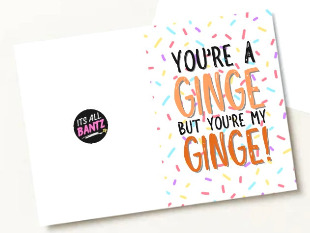 My Ginge - Greeting Card