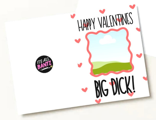 Valentines Big Dick - Greeting Card