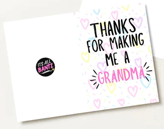 Thanks Grandma - Greeting Card
