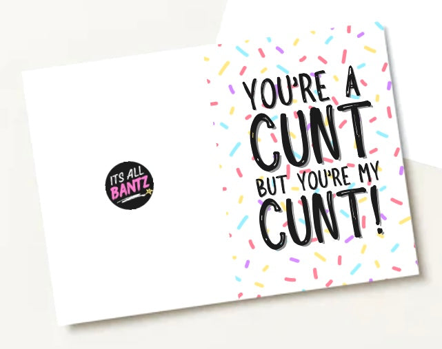 My Cunt - Greeting Card