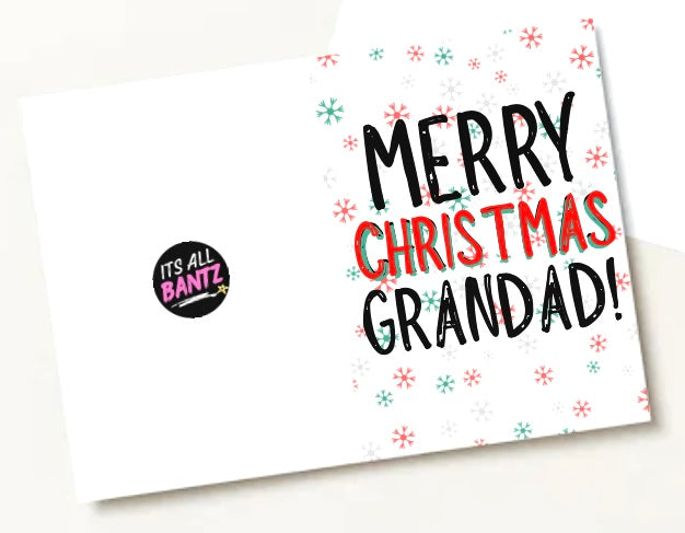 Merry Christmas Grandad - Greeting Card