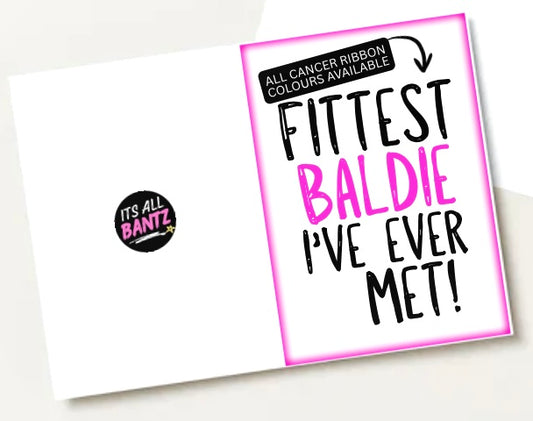Fittest Baldie - Greeting Card