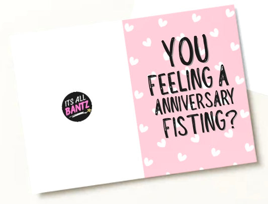 Anniversary Fisting - Greeting Card