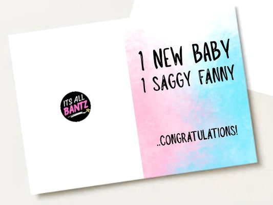 1 New Baby - Greeting Card