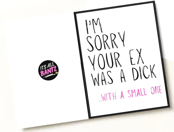 Goodbye Small Dick - Greeting Card