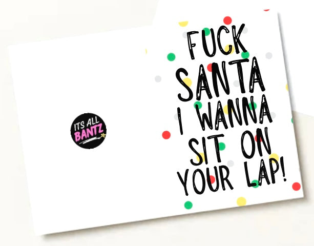 Sit On Your Lap - Greeting Card