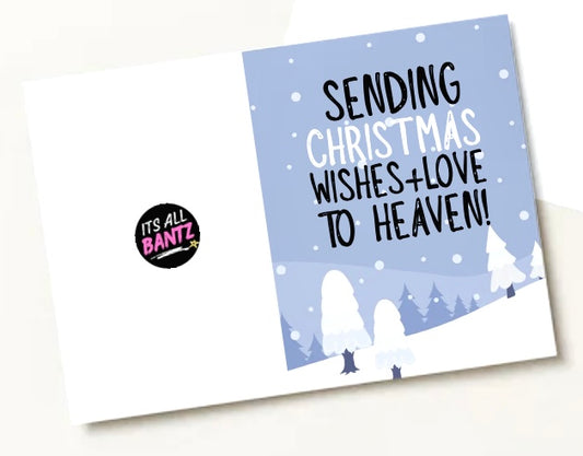 Love To Heaven - Greeting Card