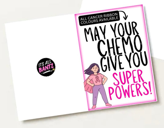 Chemo Superpowers - Greeting Card
