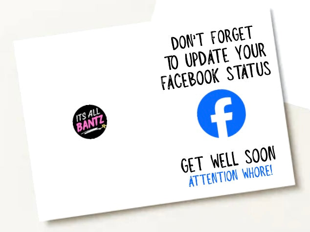 Facebook Status - Greeting Card