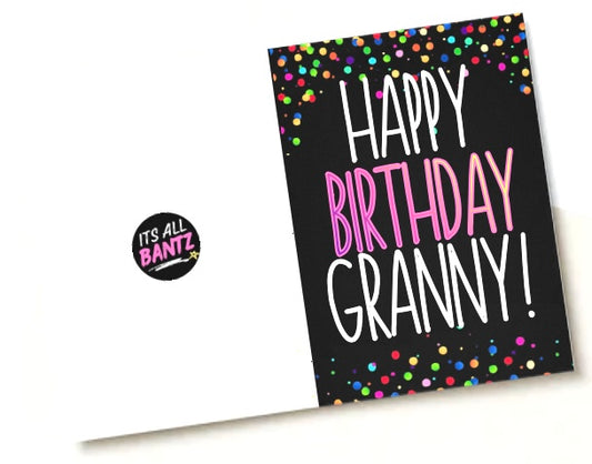 Birthday Granny - Birthday Card