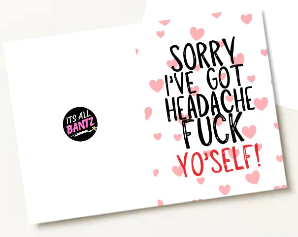Fuck Yo’Self - Greeting Card