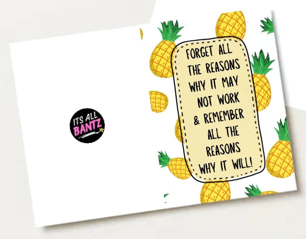 Reasons It’ll Work - Greeting Card