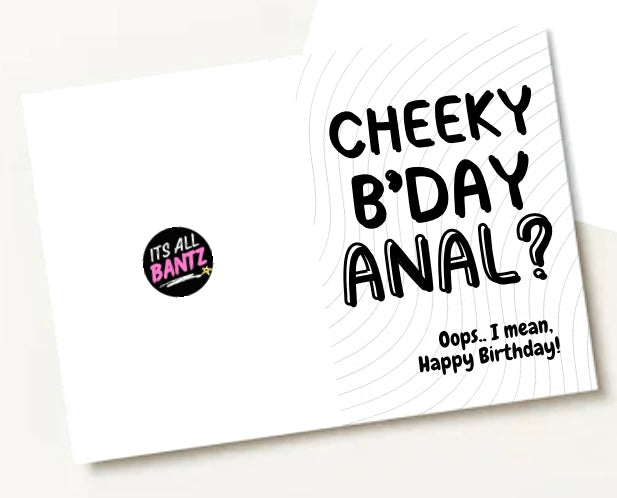 Birthday Anal? - Birthday Card