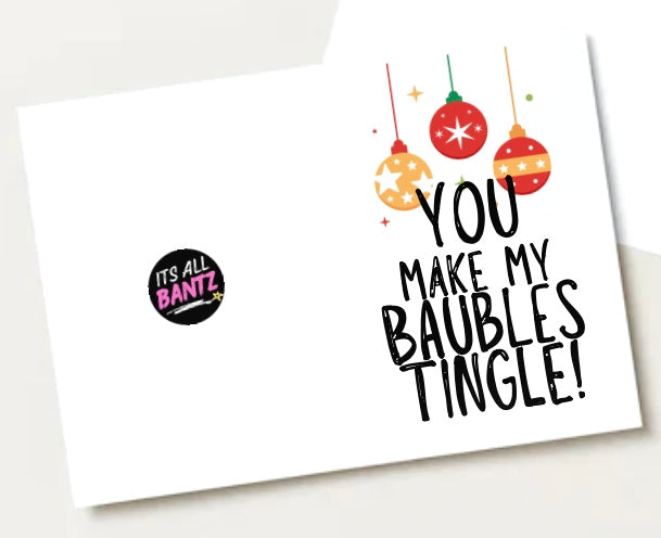 Baubles Tingle - Greeting Card