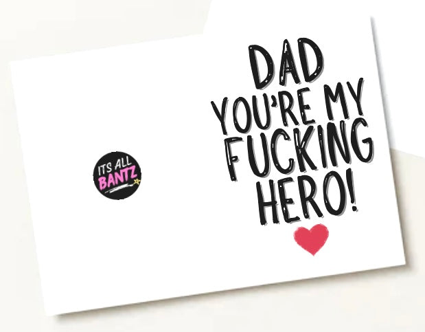 Dad My Hero - Greeting Card