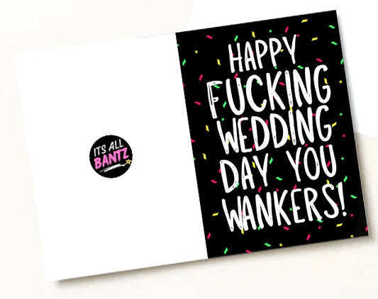 Wedding Wankers - Greeting Card