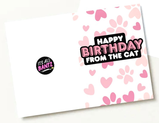 From The Cat - Birthday Card