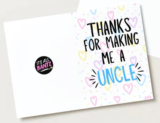 Thanks Uncle - Greeting Card