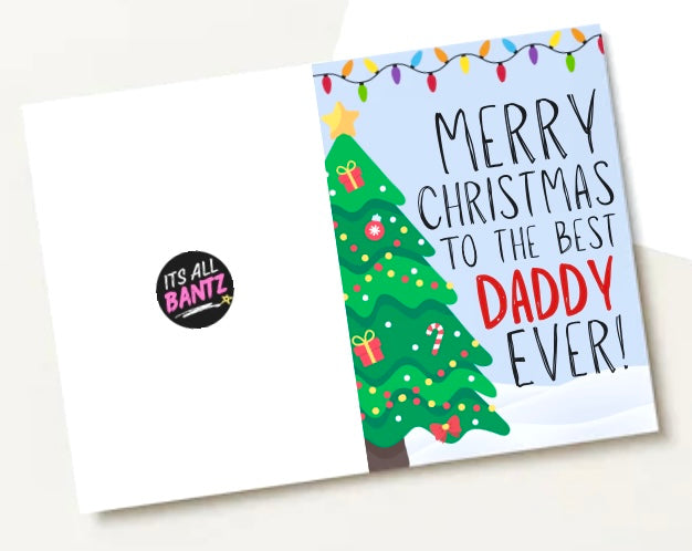 Merry Christmas Daddy - Greeting Card