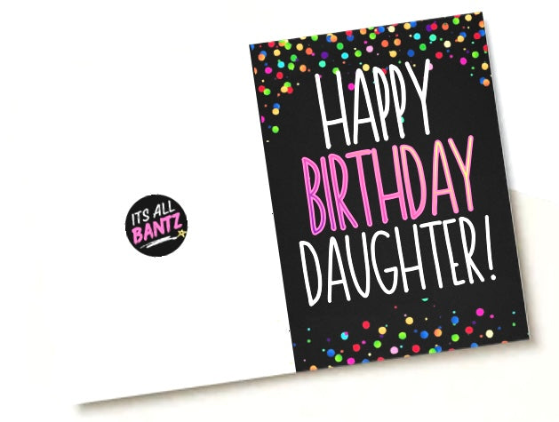Birthday Daughter - Birthday Card