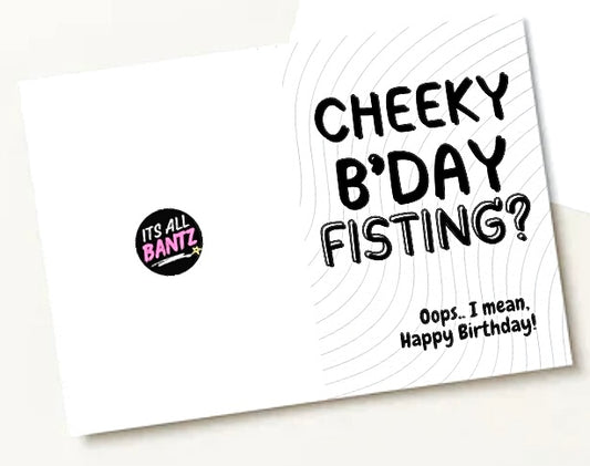 Birthday Fisting? - Birthday Card