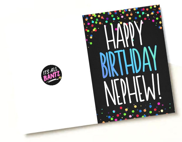 Birthday Nephew - Birthday Card