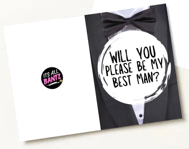 Best Man? - Greeting Card