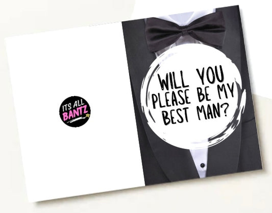 Best Man? - Greeting Card
