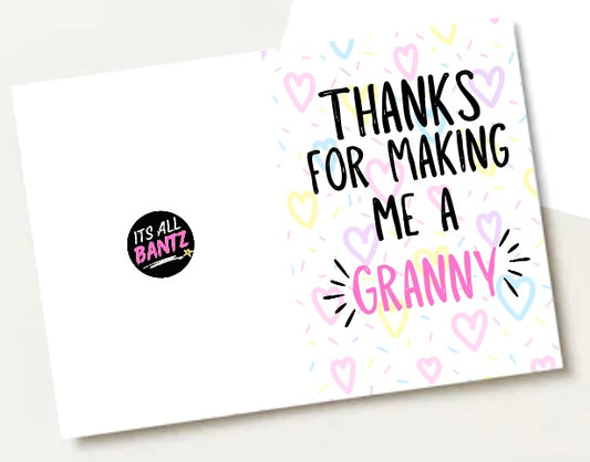 Thanks Granny - Greeting Card