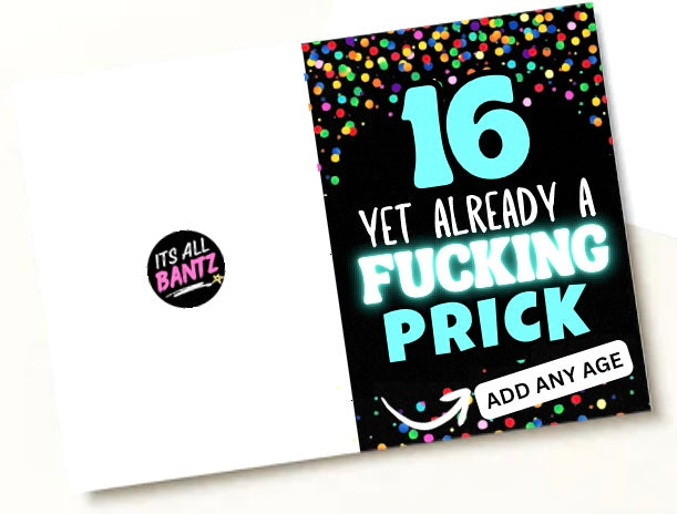 Already A Prick - Birthday Card