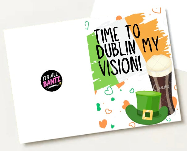 Dublin My Vision - Greeting Card