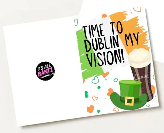 Dublin My Vision - Greeting Card