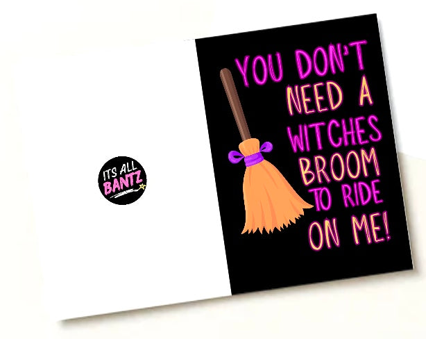 Ride On Me - Greeting Card