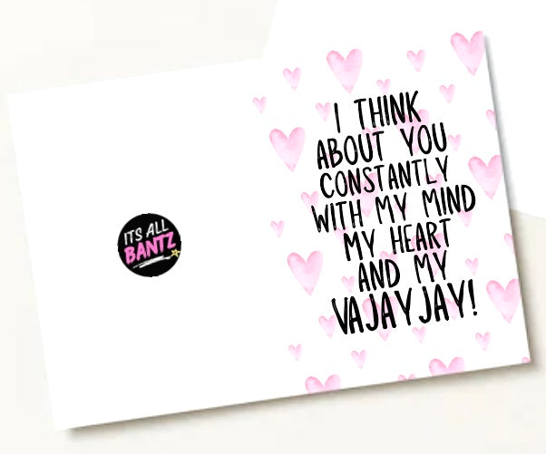 And My VaJayJay Greeting Card
