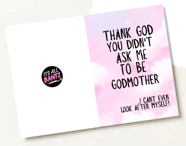 Not Godmother - Greeting Card