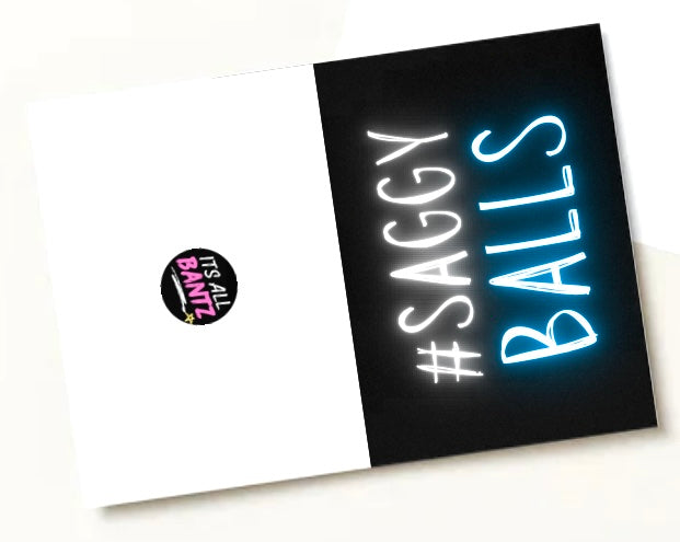 # Saggy Balls - Greeting Card