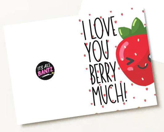 Berry Much - Greeting Card