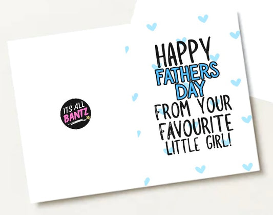 Favourite Little Girl - Greeting Card